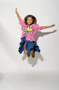 Discount Marques ' Almeida DAISY PRINT T-SHIRT PINK