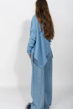 Clearance Marques ' Almeida DENIM BOYFRIEND TROUSERS BLUE