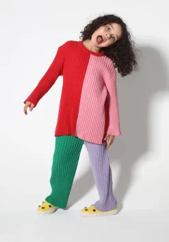 Clearance Marques ' Almeida DUO COLOUR CREW NECK JUMPER MULTICOLOUR