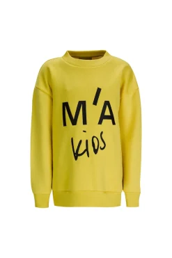 Clearance Marques ' Almeida EMBROIDERED CREW NECK IN YELLOW