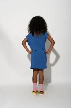 Best Marques ' Almeida FLOWER PRINT T-SHIRT DRESS NAVY