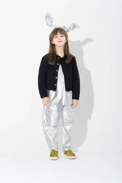 Outlet Marques ' Almeida FOIL CARGO TROUSERS SILVER