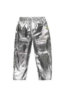 Outlet Marques ' Almeida FOIL CARGO TROUSERS SILVER