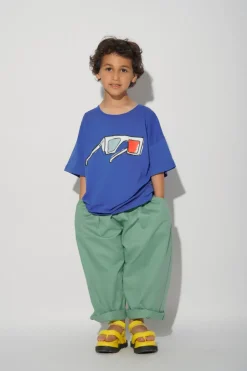 Best Marques ' Almeida GLASSES 3D PRINT T-SHIRT NAVY