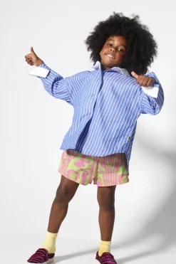 Discount Marques ' Almeida GREEN AND PINK SWIMWEAR LOOSE SHORTS MULTICOLOUR