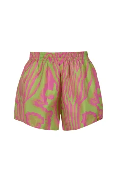 Discount Marques ' Almeida GREEN AND PINK SWIMWEAR LOOSE SHORTS MULTICOLOUR