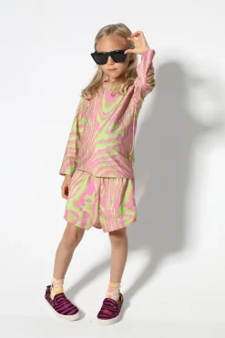 Discount Marques ' Almeida GREEN AND PINK SWIMWEAR LONG SLEEVE TOP MULTICOLOUR