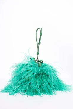 Outlet Marques ' Almeida FEATHER BAG GREEN