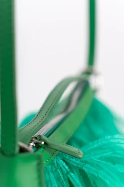 Outlet Marques ' Almeida FEATHER BAG GREEN