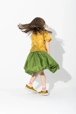 Hot Marques ' Almeida KHAKI AND ORANGE SPLATTERED LOGO T-SHIRT MULTICOLOUR