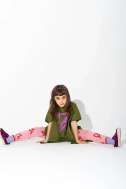 Online Marques ' Almeida AND PINK THUNDER PRINT FLAP T-SHIRT KHAKI