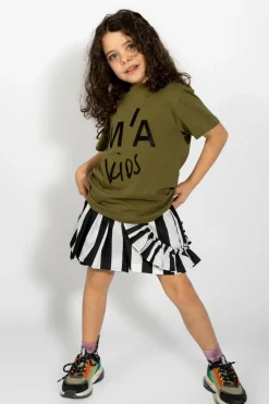 New Marques ' Almeida EMBROIDERED T-SHIRT KHAKI