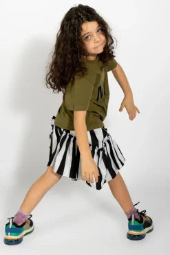 New Marques ' Almeida EMBROIDERED T-SHIRT KHAKI