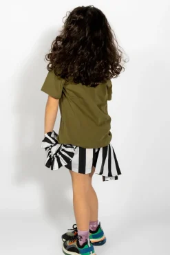 New Marques ' Almeida EMBROIDERED T-SHIRT KHAKI