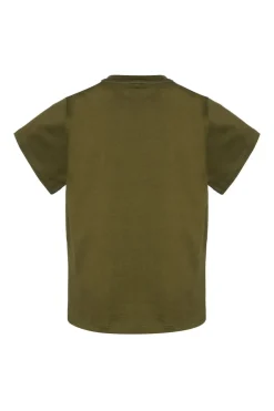 New Marques ' Almeida EMBROIDERED T-SHIRT KHAKI