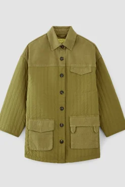 Discount Marques ' Almeida PATCHWORK OVERSHIRT KHAKI
