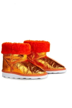 Best Marques ' Almeida LEATHER BOOTS IN ORANGE