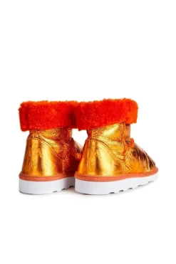 Best Marques ' Almeida LEATHER BOOTS IN ORANGE