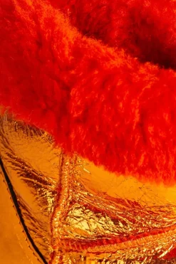 Best Marques ' Almeida LEATHER BOOTS IN ORANGE