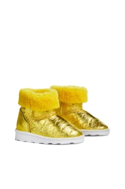 Hot Marques ' Almeida LEATHER BOOTS IN YELLOW