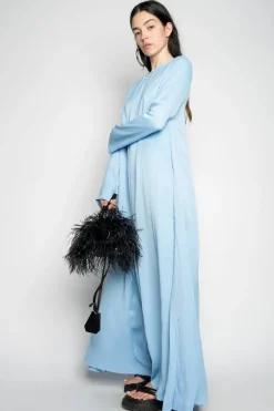 New Marques ' Almeida LIGHT BLUE LONG SLEEVE JUMPSUIT LIGHTBLUE