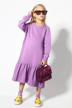 Outlet Marques ' Almeida CREW NECK GATHERED DRESS LILAC