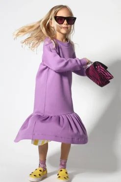 Outlet Marques ' Almeida CREW NECK GATHERED DRESS LILAC