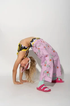 Discount Marques ' Almeida 3D GLASSES PRINT BALLOON TROUSERS LILAC