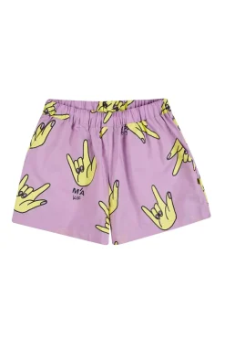 Clearance Marques ' Almeida HANDS PRINT BOXER SHORTS LILAC