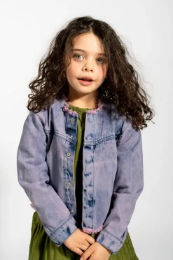 Hot Marques ' Almeida LOOSE COLLARLESS JACKET LILAC