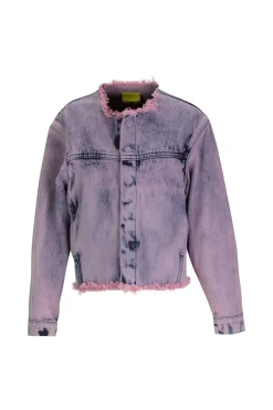 Hot Marques ' Almeida LOOSE COLLARLESS JACKET LILAC