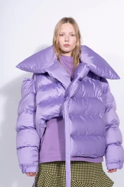 Best Marques ' Almeida M'A PUFFER JACKET LILAC