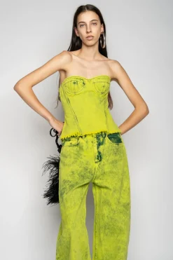 Clearance Marques ' Almeida BRA CUP CORSET LIME