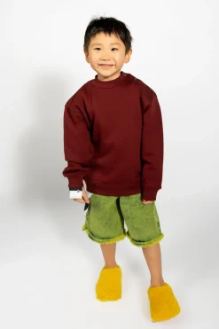 New Marques ' Almeida DENIM SHORTS LIME