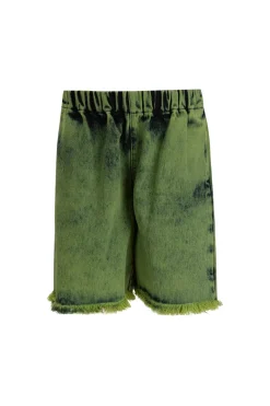 New Marques ' Almeida DENIM SHORTS LIME