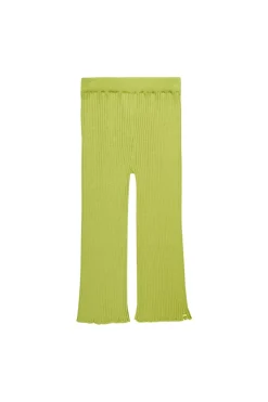 Marques ' Almeida MERINO KNIT TROUSERS LIME