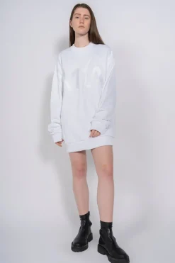 Clearance Marques ' Almeida M'A EMBROIDERED JUMPER IN WHITE