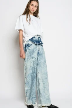 Discount Marques ' Almeida MARQUES'ALMEIDA EMBROIDERED T-SHIRT WHITE