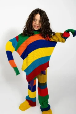 Sale Marques ' Almeida MERINO STRIPED JUMPER MULTICOLOUR