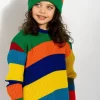 Clearance Marques ' Almeida MULTI STRIPES MERINO KNIT BEANIE MULTICOLOUR