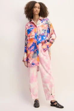 Discount Marques ' Almeida SATIN SHIRT MULTICOLOUR