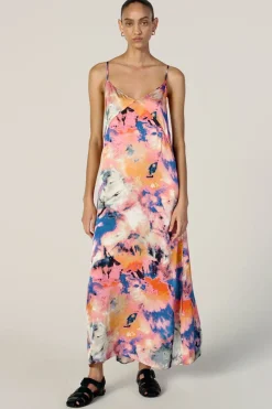 New Marques ' Almeida SLIP DRESS MULTICOLOUR