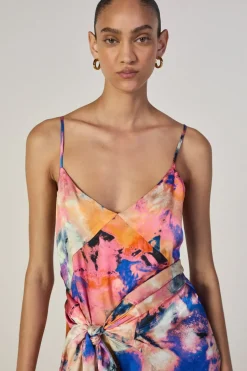 New Marques ' Almeida SLIP DRESS MULTICOLOUR