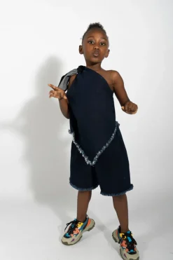 Discount Marques ' Almeida DENIM CLASSIC SHORTS NAVY