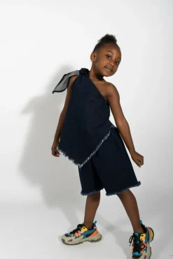 Discount Marques ' Almeida DENIM CLASSIC SHORTS NAVY