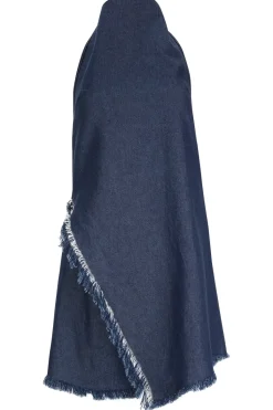 Best Marques ' Almeida DENIM HALTERNECK MINI DRESS NAVY