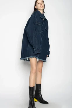Discount Marques ' Almeida DENIM OVERSHIRT NAVY