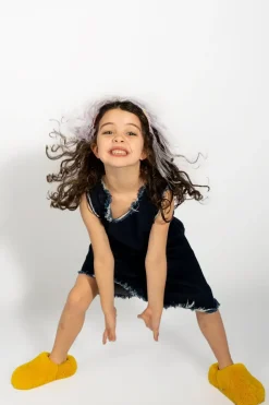 Marques ' Almeida DENIM SLEEVELESS DRESS NAVY