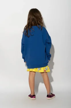 Discount Marques ' Almeida HAND PRINT SWEATSHIRT NAVY