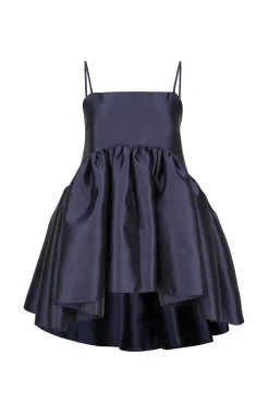 Online Marques ' Almeida STRAPPY PUFF TOP NAVY